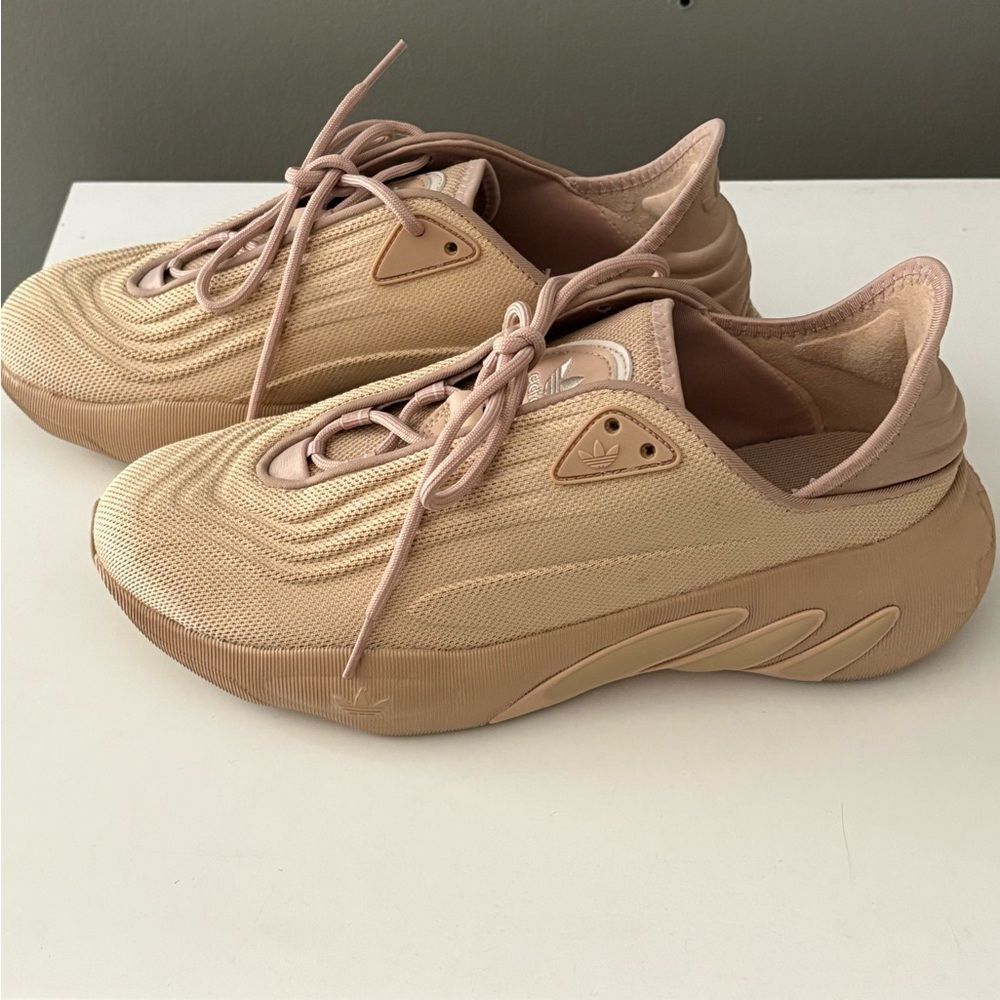 Adidas Adifom SLTN Magic Beige Sneakers Platform Athletic Sport Shoes Size 9 Men